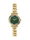 Fossil Carlie Mini Ceas Dama Analogic 28mm Baterie Cu Brățară Din Oțel Inoxidabil Auriu