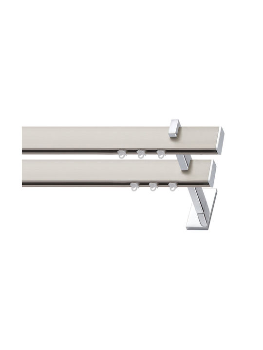 Viometale Cosmos Jessica Two-Way Curtain Track ...