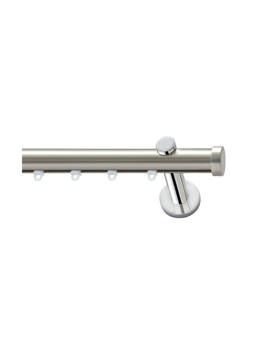 Viometale Galaxy Gilda One-Way Railway Metallic In Silver Colour 300cm 22.07.300.P7