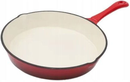Krisberg Cast Iron Pan with Enamel Coating 30cm