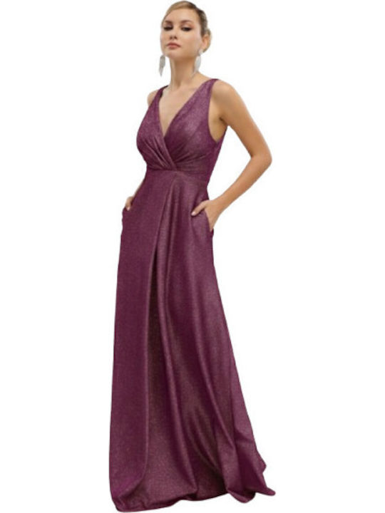 Velur Wedding - Christening Dress Purple