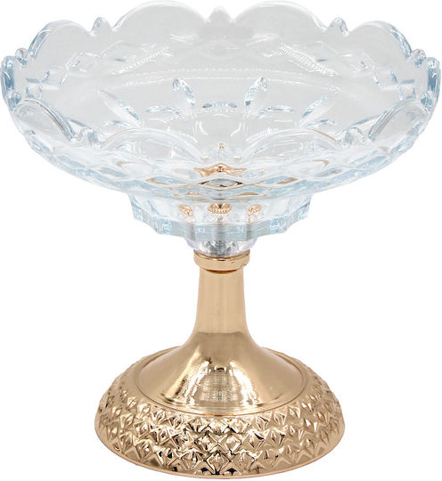 Keskor Dekorative Glasvase Gold Y18cm