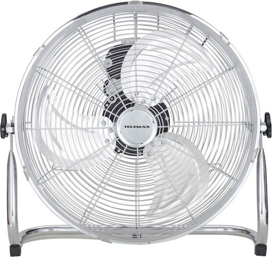 Telemax Επαγγελματικός Ανεμιστήρας Δαπέδου 120W Διαμέτρου 45cm με Τηλεχειριστήριο