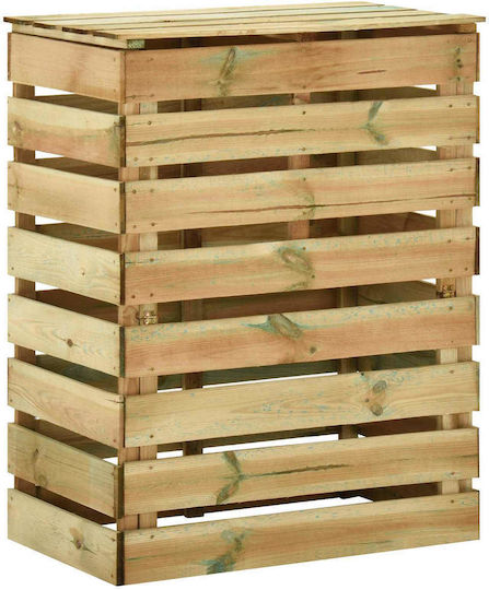 Hölzernes Außenbereich-Hocker Grün 110x58x113cm