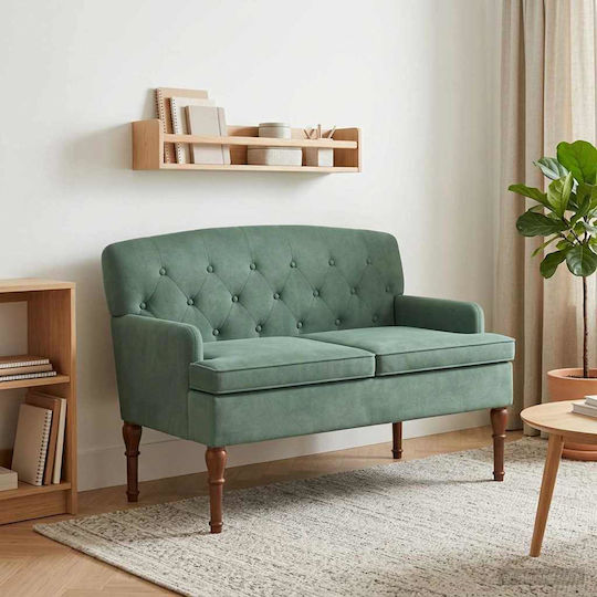 Canapea Cu Două Locuri Din Catifea 111x65x79 cm