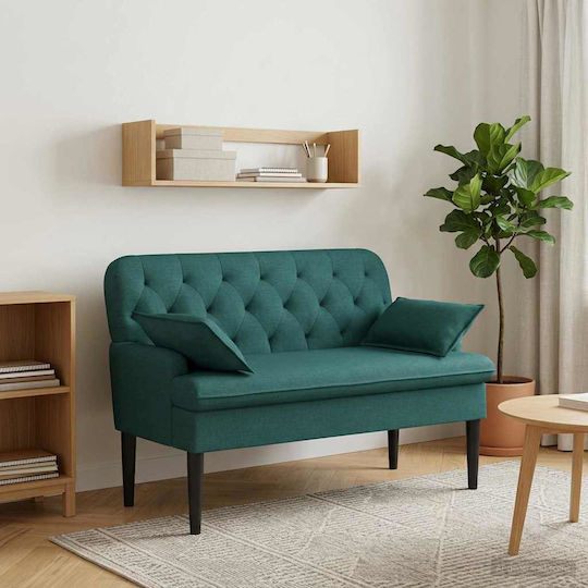 Canapea Cu Două Locuri Verde Închis 111x68x80cm