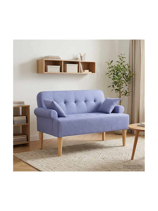 Two-Seater Couch Blue 120x65x79 cm