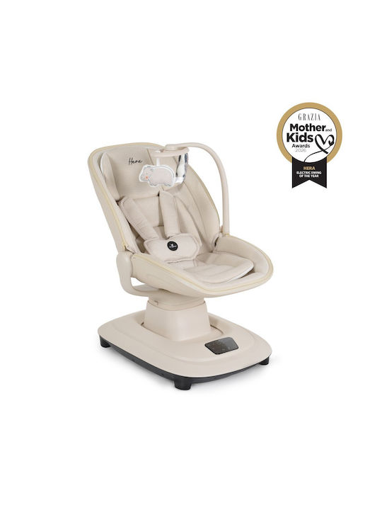 Cangaroo Electric Baby Bouncer Swing Hera with Music Beige Cangaroo Electric Baby Bouncer Swing Hera with Music Beige