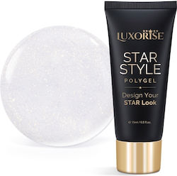 Luxorise Gel Νυχιών Diamond White 15ml
