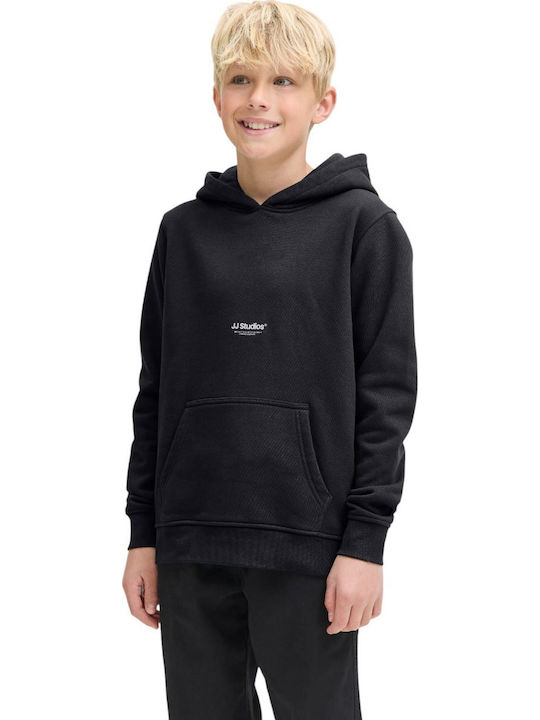 Kids Sweatshirt with Hood Black