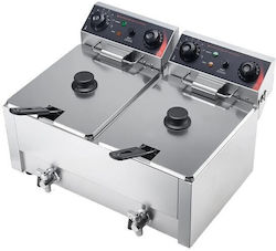OMS Affettatrici Friteuză Electrică 5kW Cu Capacitate De 14lt 14x48x34cm