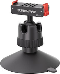 Sunnylife Magnetischer Befestigungsadapter 360° Kugelgelenk Osmo 360 Action 5 Pro 4 3