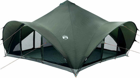 vidaXL Camping Teepee Tent Khaki 500x500x350cm