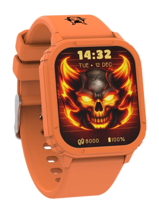 Kiddoboo Kids' Smartwatch Goat Rage Gaming Orange