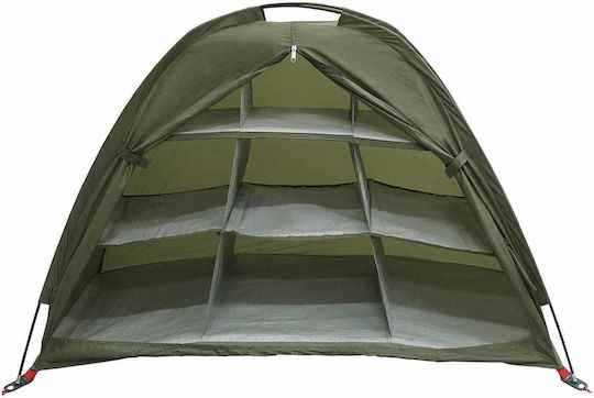 vidaXL Σκηνή Camping Igloo Ορειβασίας Χακί Αδιάβροχη 120x50x70εκ.