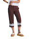 Women's Fabric Trousers Brown