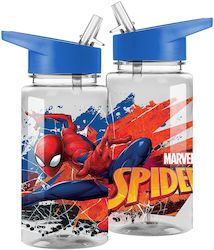 Spiderman Детска Бутилка За Вода Spiderman Пластмаса 450мл Spiderman Детска Бутилка За Вода Spiderman Пластмаса 450мл