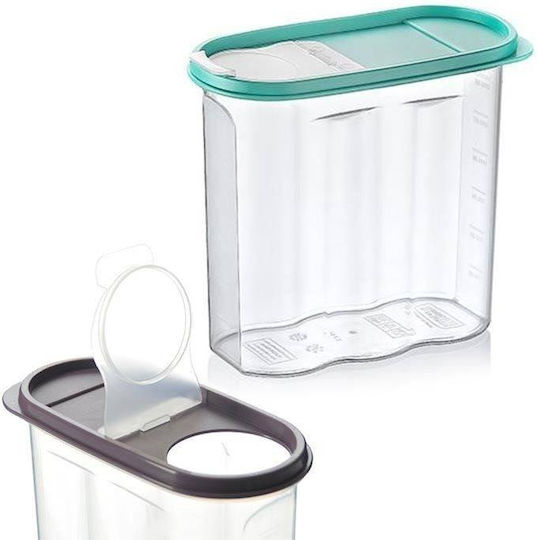 Orion Jar for Sugar / Cereals with Transparent Plastic Lid 1700ml