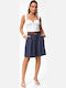 Damen Bermudas Marineblau Dunkel