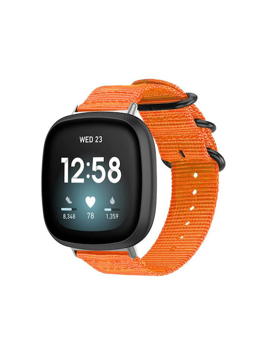 Huawei Watch D2 Xdfind Ring Buckle Nylon Canvas Watch Band Πορτοκαλί