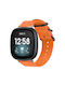 Samsung Galaxy Watch Ultra Ultra 2025 Xdfind Ring Buckle Nylon Canvas Watch Band Orange