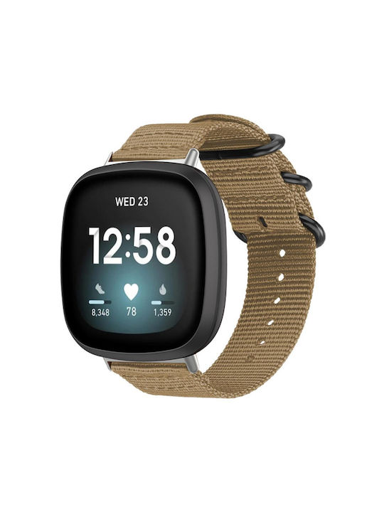 Samsung Galaxy Watch 7 6 5 Fe Xdfind Ring Buckle Nylon Canvas Watch Band Χακί Samsung Galaxy Watch 7 6 5 Fe Xdfind Ring Buckle Nylon Canvas Watch Band Χακί