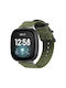 Fitbit Versa 4 3 Sense 2 Sense Xdfind Ring Buckle Nylon Canvas Watch Band Army Green