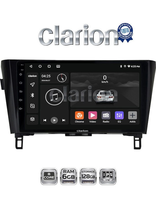 Clarion Gl53473 OEM Car Multimedia Screen Nissan Qashqai & X-Trail 2014> CarPlay Android Auto BT GPS Wi-Fi GPRS Electriclife