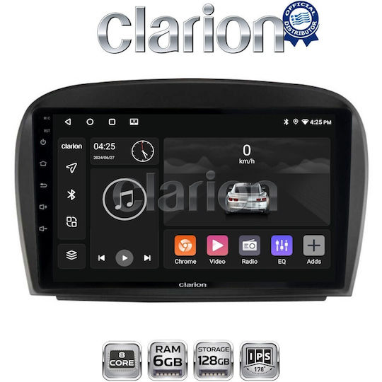 Clarion Gl53817 OEM Мултимедийна Екран Автомобилни Аудио Системи Mercedes SL 2009 > 2014 CarPlay AndroidAuto BT GPS WiFi GPRS ElectricLife
