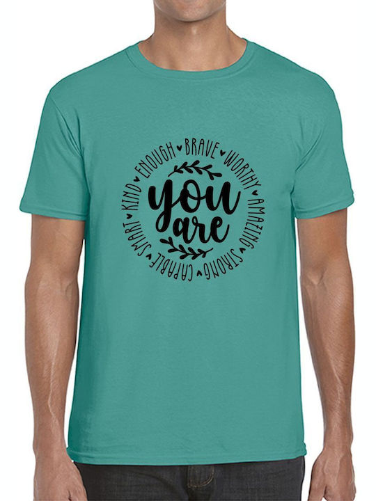 T-shirt Positive Statements Circular Design Pop...