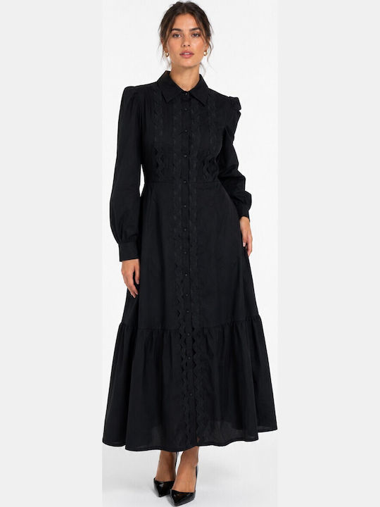 Cavalieri Damenkleid Ganztägig Schwarzes