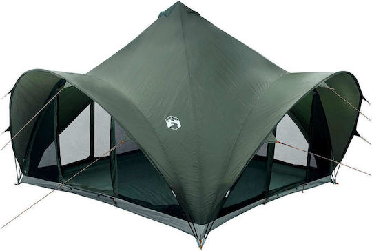 vidaXL Къмпинг Типи Каки за 6 Души 400x400x350см