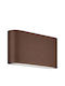 Zambelis Lights Wall-Mounted Outdoor LED Light with Warm White Light
