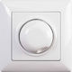 Gunsan Recessed Electrical Wall Switch with Aller Retour Frame White