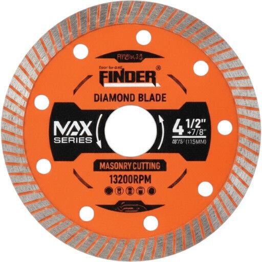 Finder Δίσκος Κοπής Δομικών Υλικών 115mm