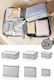 SteweHome Luggage Accessories Grey 6 pcs