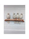 SteweHome Handmade Beige Wall Decor 27x15cm