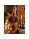 SteweHome Wall Decor Red from Plastic