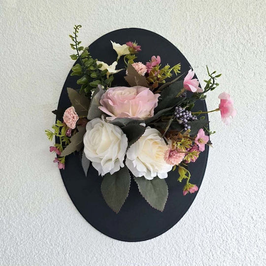 SteweHome Wall Decor Multicolour Wooden 35x25cm