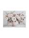 Canvas Painting Flowers White-Beige 80x60cm Estheti 812-20095
