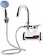 Baihuo Wall Mounted Bathroom Instant Water Heater Single Phase 3.3kW