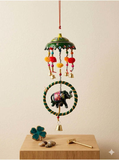 SteweHome Hanging Handmade Green Decorative