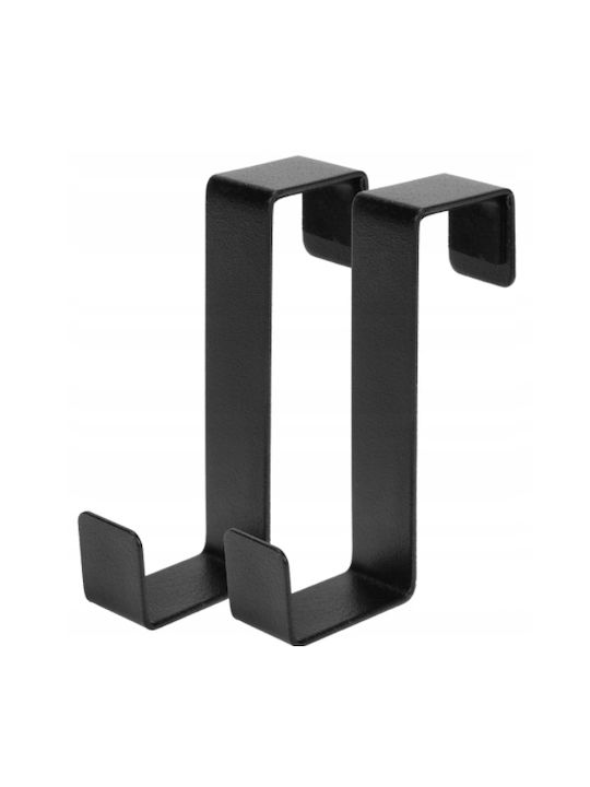 Galicja Door Hook Single Slot Metallic 2 Pieces