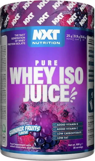 Nxt Nutrition Pure Whey ISO Juice Протеин от Суроватка с Вкус Summer Fruits 900gr