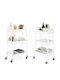 Verk Group Metal Kitchen Trolley White