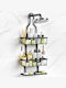Wall Mounted Bathroom Shelf Metallic Black
