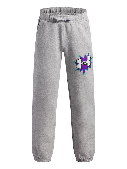 Under Armour Kids Sweatpants Grey Rival