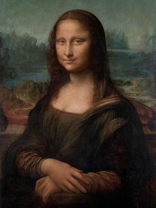 Poster Leonardo Da Vinci Mona Lisa Art159 40cm X 50cm-56109pd156651