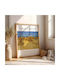 Poster Van Gogh Wheat Harvest Art097 40cm X 50cm Black Wooden Frame