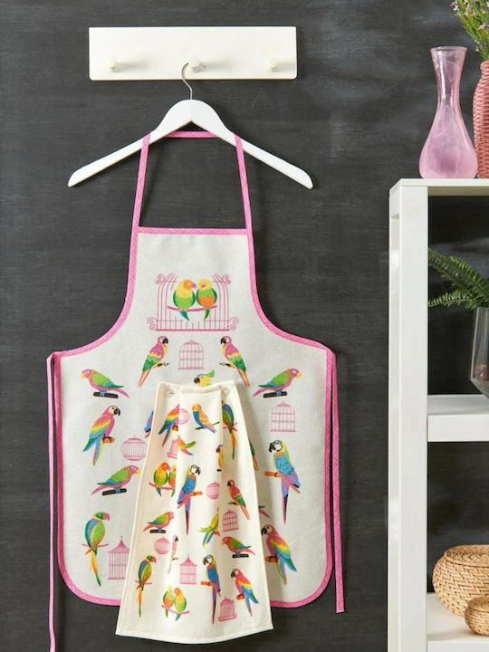Rebeka Home Ποδιά Κουζίνας με Πετσέτα Πολύχρωμη prestilka1009